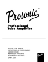 Fender Prosonic - Owners Manual 